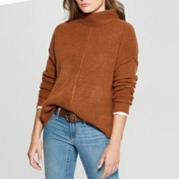 Universal Thread wool blend mock neck oversized sweater S - Picture 1 of 8